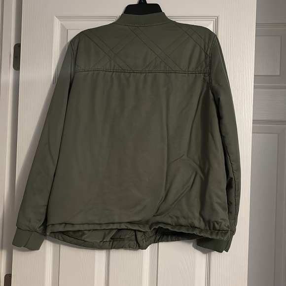 Maurices Sage Green Quilted Utility Jacket - Picture 2 of 2